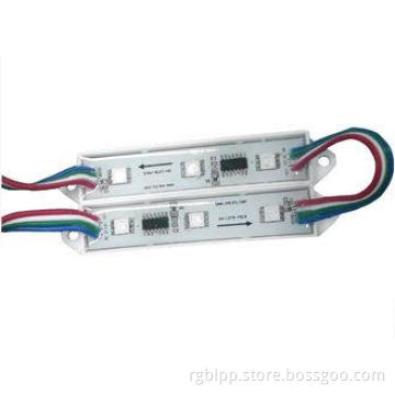 0.72W 5050 SMD RGB Full Color LED Sign Modules With 3 Years